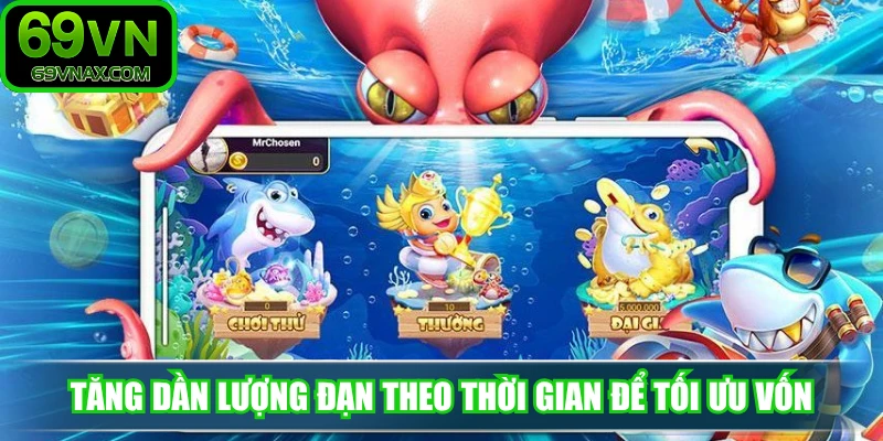Tăng dần lượng đạn theo thời gian để tối ưu vốn