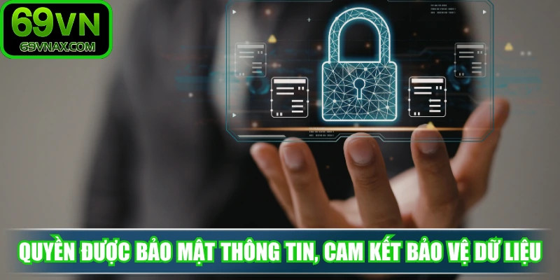 Quyền được bảo mật thông tin, cam kết bảo vệ dữ liệu cá nhân