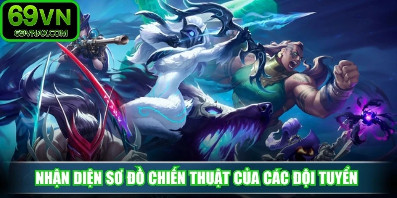 Nhận diện sơ đồ chiến thuật của các đội tuyển 
